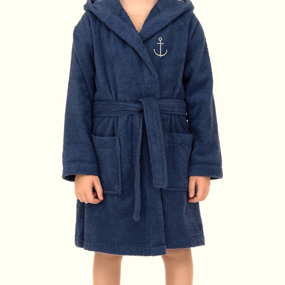 Hooded Robe Cotton Terry Pool Coverup